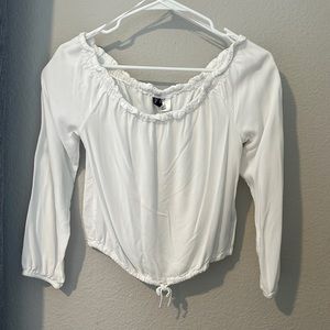 White summer crop top